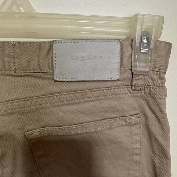 Sandro Paris Khaki Skinny Jeans in Etroit Style Size 29 - Picture 9 of 12